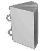 Broschüre mit Ringösen, Endformat DIN A3, 104-seitig