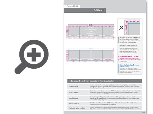Product Bild faltblatt__gefalzt_auf_quadrat_12_0_cm_x_12_0_cm__vertikaler_doppelparallelfalz__8-seitig