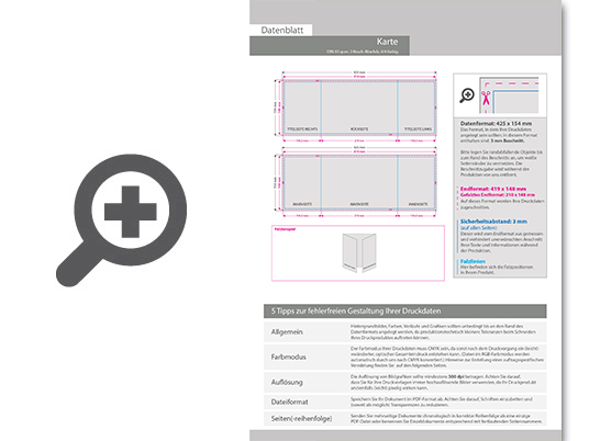 Product Bild trauerkarte__gefalzt_auf_din_a5_quer__vertikaler_2-bruch-fensterfalz__6-seitig