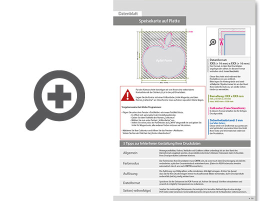 Product Bild speisekarte_auf_platte_in_apfel-form_konturgefr__st___einseitig_4_0-farbig_bedruckt