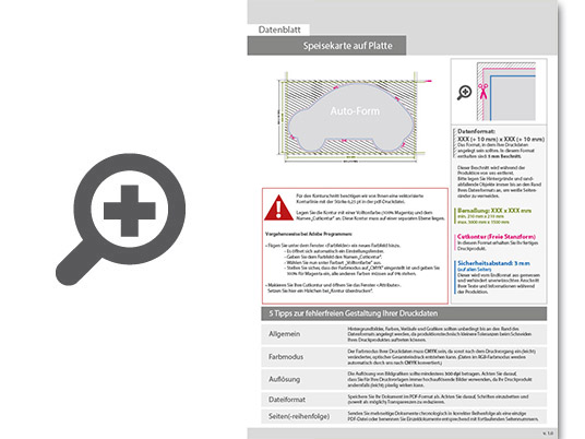 Product Bild speisekarte_auf_platte_in_auto-form_konturgefr__st___einseitig_4_0-farbig_bedruckt