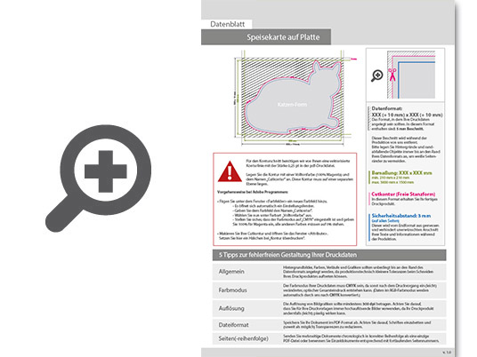Product Bild speisekarte_auf_platte_in_katze-form_konturgefr__st___einseitig_4_0-farbig_bedruckt