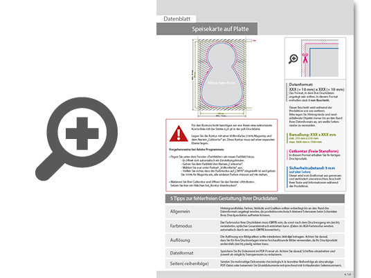 Product Bild speisekarte_auf_platte_in_mensch-form_konturgefr__st___einseitig_4_0-farbig_bedruckt