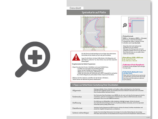 Product Bild speisekarte_auf_platte_in_mond-form_konturgefr__st___einseitig_4_0-farbig_bedruckt