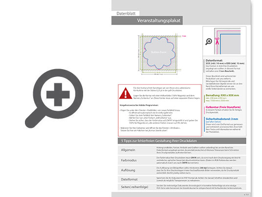 Product Bild veranstaltungsplakat_auf_hohlkammerplatte_in_button-form_konturgefr__st___einseitig_4_0-farbig_bedruckt
