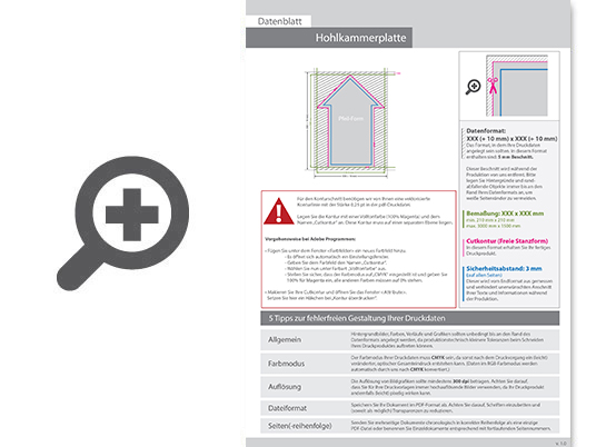 Product Bild wahlplakat_auf_hohlkammerplatte_in_pfeil-form_konturgefr__st___einseitig_4_0-farbig_bedruckt